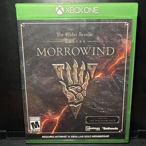 The Elder Scrolls Online Morrowind Xbox One Bethesda RPG Video Game Disc